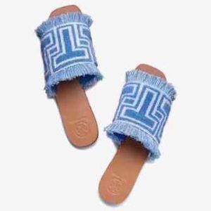 Tory Burch T Tile Slides